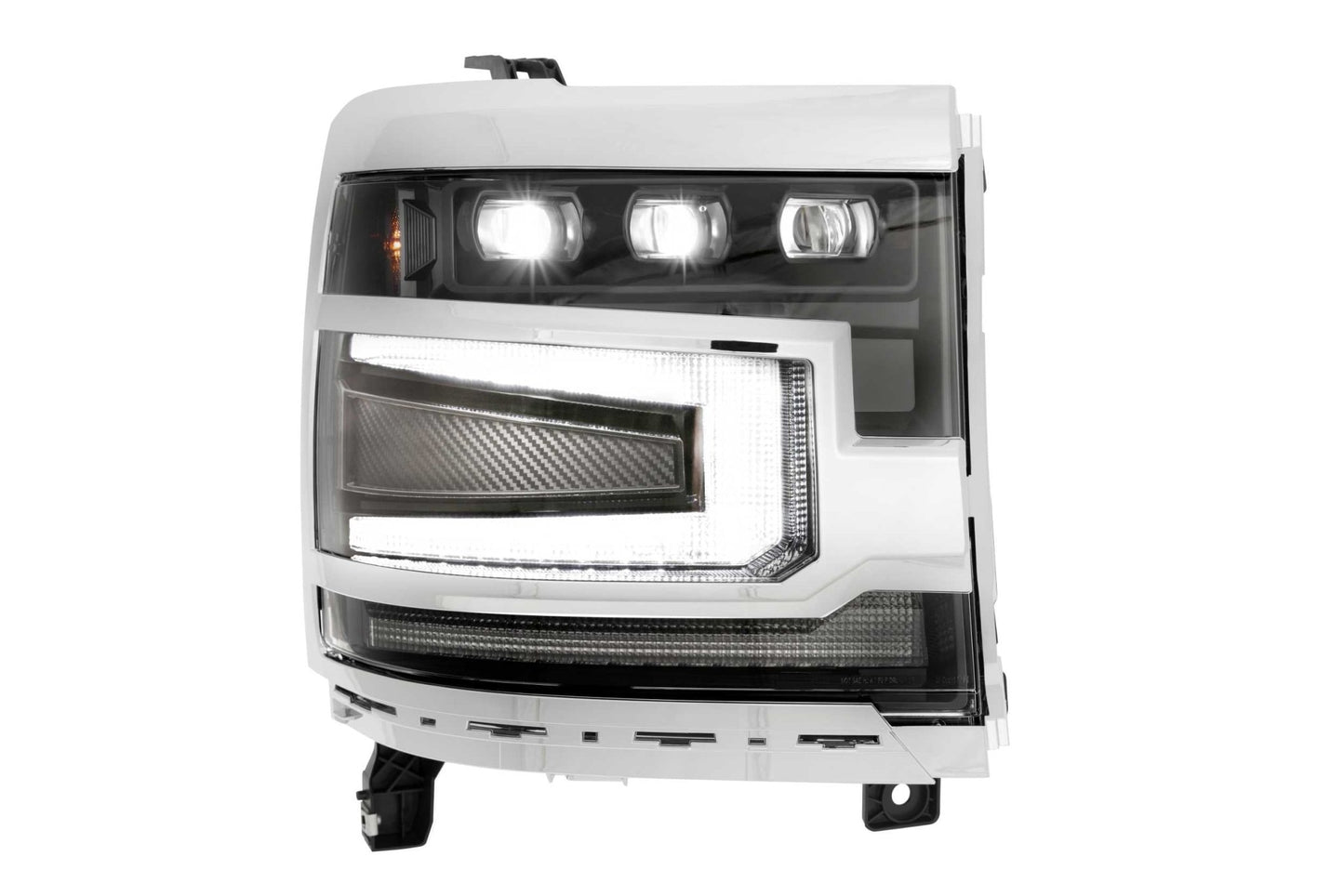 Chevrolet Silverado 1500 (16 - 18): Morimoto XB LED Headlights - Headlight Trim - Morimoto XB LED Headlights