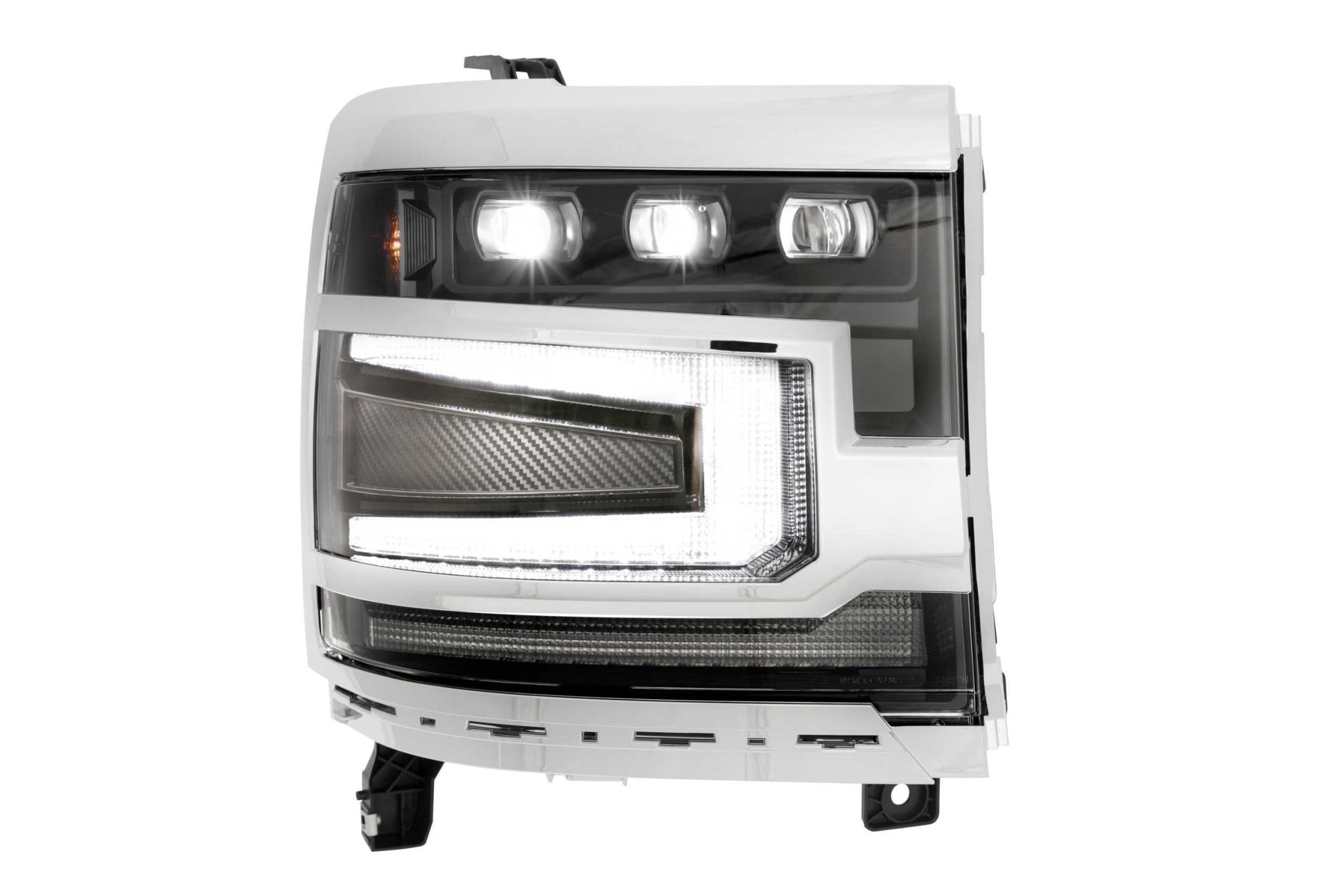 Chevrolet Silverado 1500 (16 - 18): Morimoto XB LED Headlights - Headlight Trim - Morimoto XB LED Headlights
