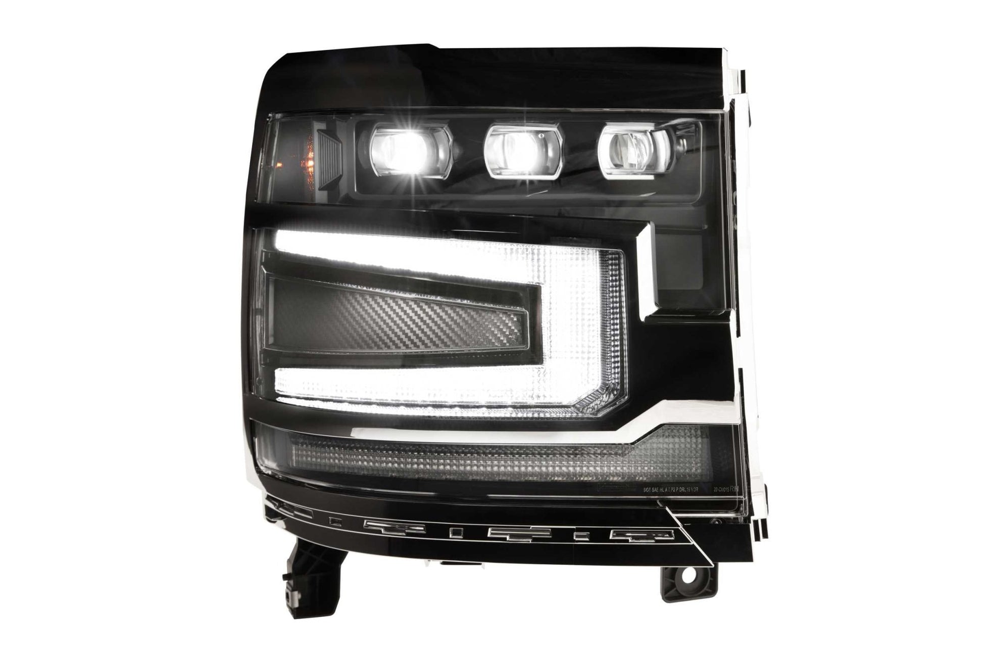 Chevrolet Silverado 1500 (16 - 18): Morimoto XB LED Headlights - Headlight Trim - Morimoto XB LED Headlights