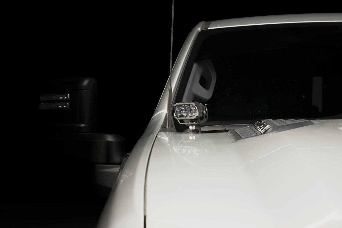 Chevrolet Silverado HD 2020 - 2024: Morimoto 2Banger LED Ditch Light System - LED Light Pods - Morimoto