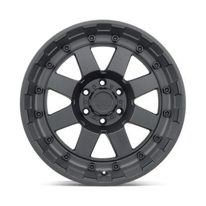 Black Rhino CLEGHORN Matte Black 17x8.5 -18 5x127mm 71.5mm