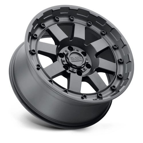 Black Rhino CLEGHORN Matte Black 17x8.5 -18 5x127mm 71.5mm