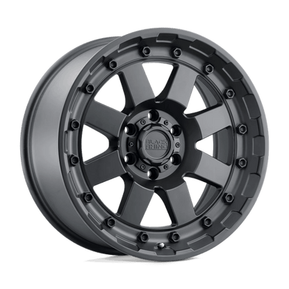 Black Rhino CLEGHORN Matte Black 17x8.5 -18 5x127mm 71.5mm
