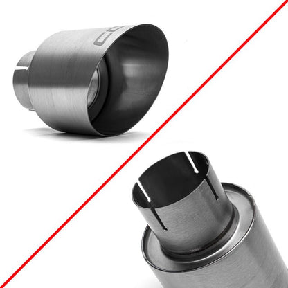 Cobb Volkswagen GTI MK7/MK7.5/MK8 Brushed Titanium Tip Kit Catback