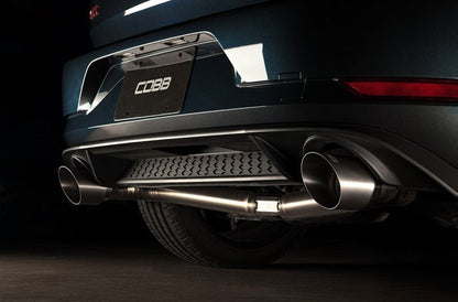 Cobb Volkswagen GTI MK7/MK7.5/MK8 Brushed Titanium Tip Kit Catback