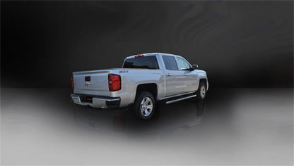 Corsa 14-19 GMC Sierra/Chevy Silv 1500 Crew Cab/Short Bed 5.3L V8 Black Sport Single Side CB Exhaust-Catback-CORSA Performance