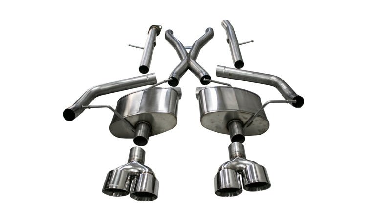 Corsa 18-21 Jeep Grand Cherokee TrackHawk 6.2L Xtreme Cat-Back Dual Rear Exit w/4.5in Polished Tips-Catback-CORSA Performance