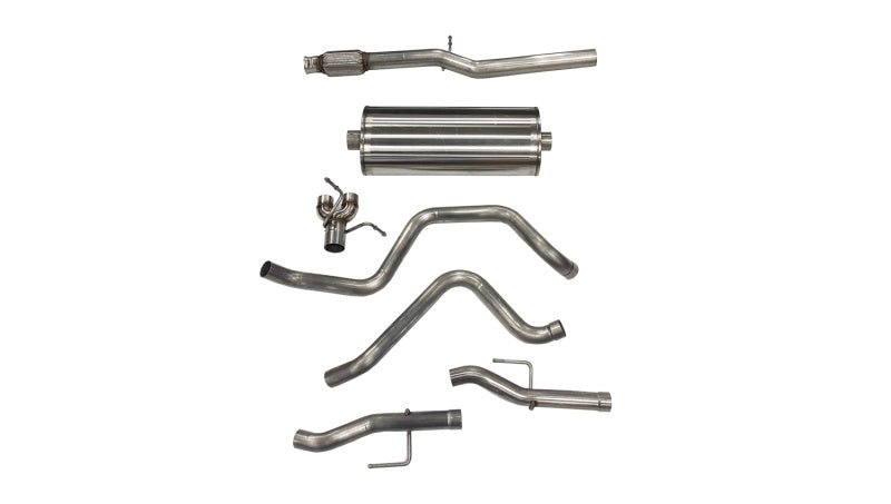 Corsa 19-23 Chevy Silverado/GMC Sierra 6.2L Crew Cab Short Bed 147.5 Cat-Back Dual Rear Exit No Tips-Catback-CORSA Performance