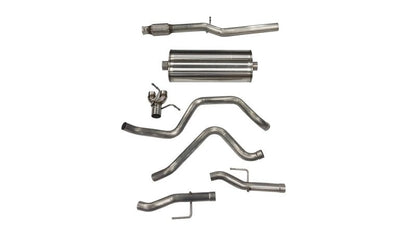 Corsa 19-23 Chevy Silverado/GMC Sierra 6.2L Crew Cab Short Bed 147.5 Cat-Back Dual Rear Exit No Tips-Catback-CORSA Performance
