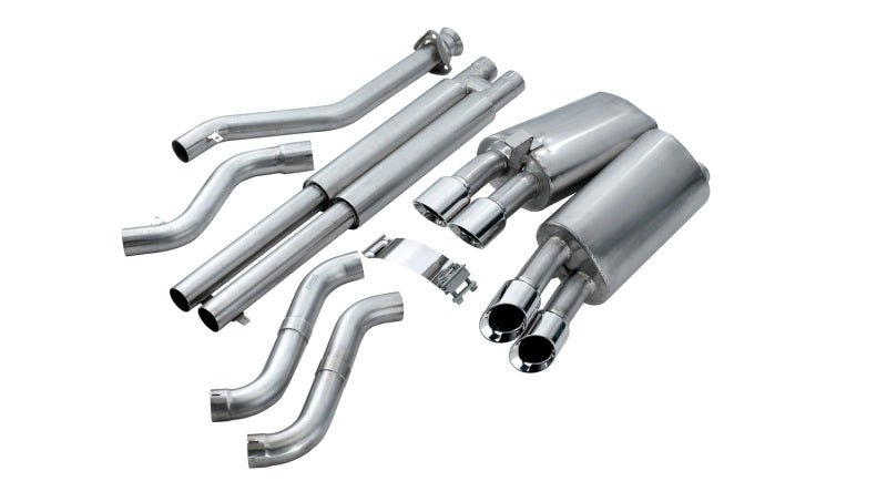 Corsa 1992-1995 Chevrolet Corvette C4 5.7L V8 LT1 Sport Cat-Back Exhaust w/ Twin 3.5in Polished Tips-Catback-CORSA Performance