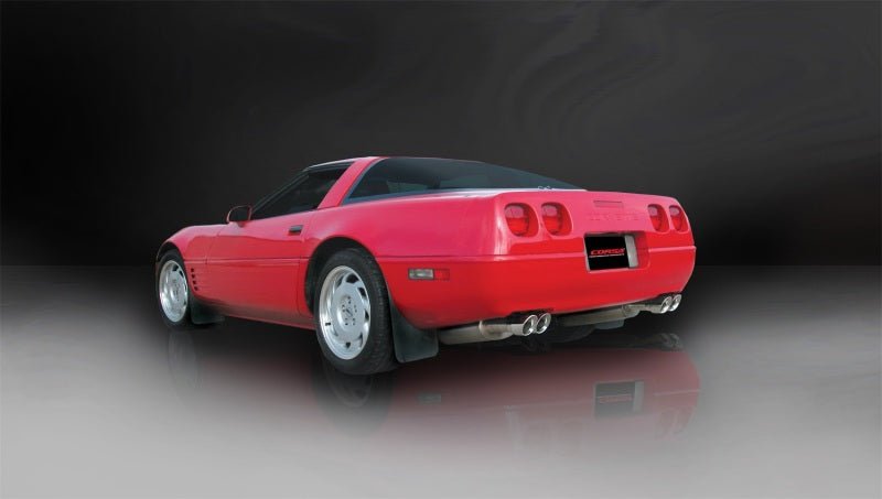 Corsa 1992-1995 Chevrolet Corvette C4 5.7L V8 LT1 Sport Cat-Back Exhaust w/ Twin 3.5in Polished Tips-Catback-CORSA Performance