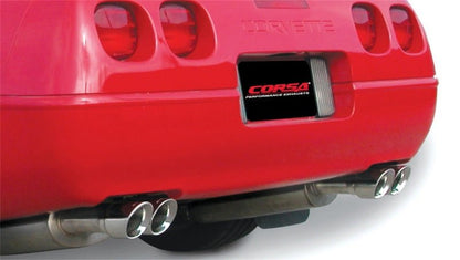Corsa 1992-1995 Chevrolet Corvette C4 5.7L V8 LT1 Sport Cat-Back Exhaust w/ Twin 3.5in Polished Tips-Catback-CORSA Performance