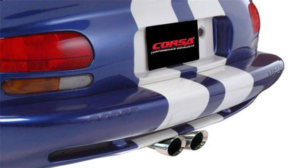 Corsa 1996-2002 Dodge Viper GTS 8.0L V10 Polished Sport Cat-Back Exhaust w/3in Inlet-Catback-CORSA Performance