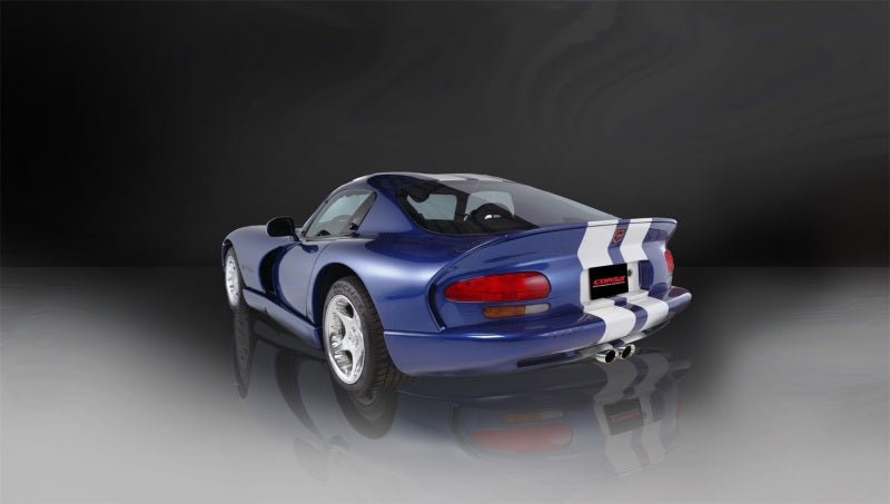 Corsa 1996-2002 Dodge Viper GTS 8.0L V10 Polished Sport Cat-Back Exhaust w/3in Inlet-Catback-CORSA Performance
