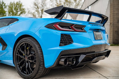Corsa 20-25 Chevrolet Corvette C8 RWD 4.5in Carbon Fiber Black PVD Tip Kit (For Corsa Exhaust Only)-Tips-CORSA Performance