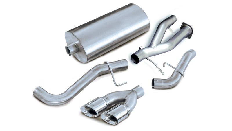 Corsa 2002-2006 Cadillac Escalade 6.0L V8 Polished Sport Cat-Back Exhaust-Catback-CORSA Performance