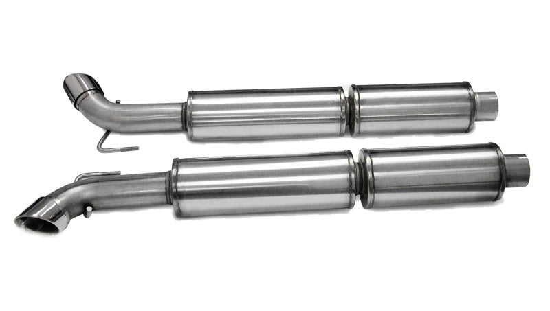 Corsa 2003-06 Dodge Viper 8.3L Polished Sport Cat-Back Exhaust (2.5in Inlet for Use w/ Stock Conv.)-Catback-CORSA Performance