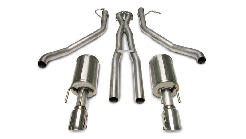 Corsa 2005-2006 Pontiac GTO 6.0L V8 2.5in Sport Cat-Back + XPipe Exhaust Polished Tips-Catback-CORSA Performance