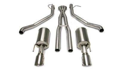 Corsa 2005-2006 Pontiac GTO 6.0L V8 2.5in Sport Cat-Back + XPipe Exhaust Polished Tips-Catback-CORSA Performance
