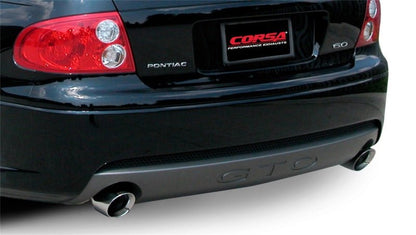 Corsa 2005-2006 Pontiac GTO 6.0L V8 2.5in Sport Cat-Back + XPipe Exhaust Polished Tips-Catback-CORSA Performance
