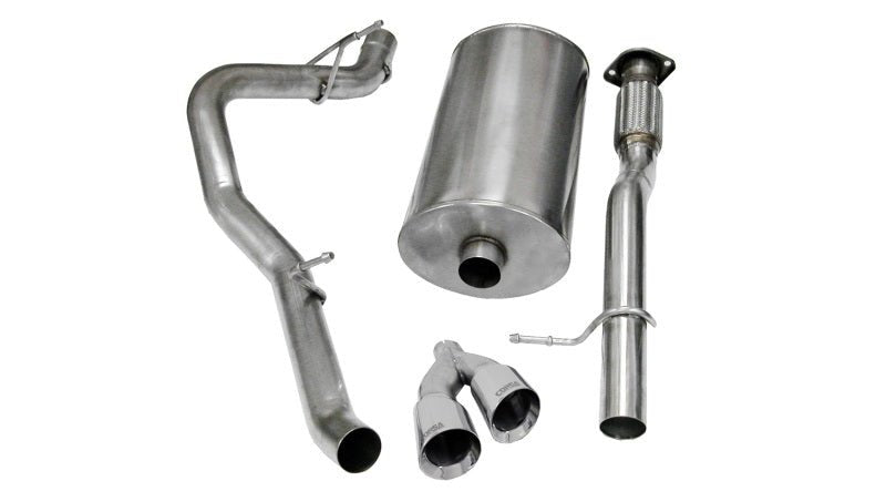 Corsa 2009-2013 Chevrolet Suburban 1500 5.3L V8 Polished Sport Cat-Back Exhaust-Catback-CORSA Performance