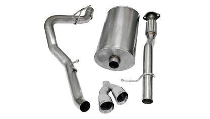 Corsa 2009-2013 Chevrolet Suburban 1500 5.3L V8 Polished Sport Cat-Back Exhaust-Catback-CORSA Performance