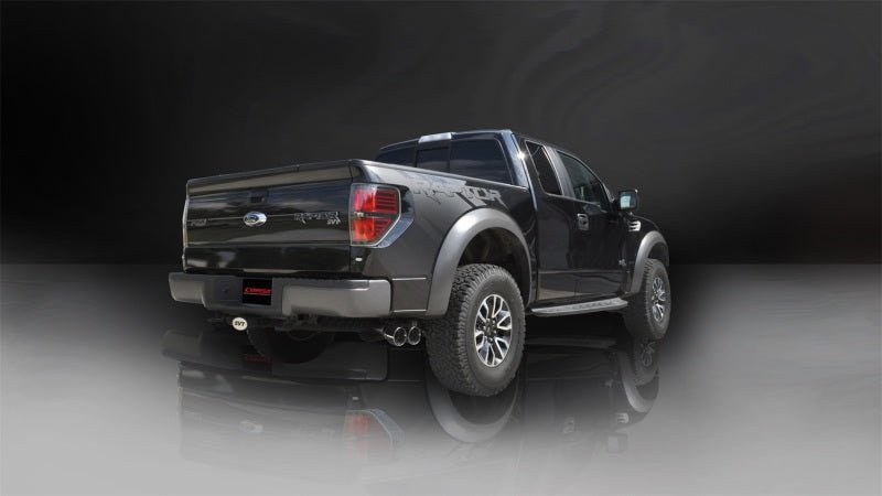 Corsa 2011-14 Ford F-150 Raptor 6.2L V8 144in Wheelbase Xtreme Cat-Back Resonator Delete Kit Exhaust-Resonators-CORSA Performance