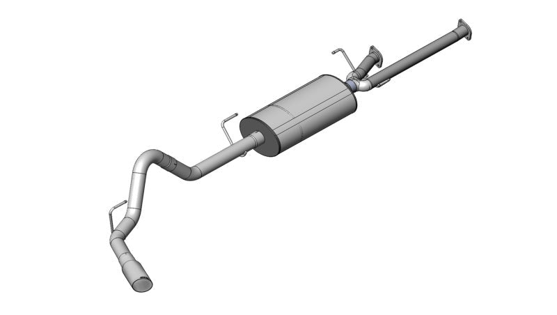 Corsa 2011-2021 -14 Toyota Tundra Double Cab/Crew Max 5.7L V8 Polished Sport Cat-Back Exhaust-Catback-CORSA Performance