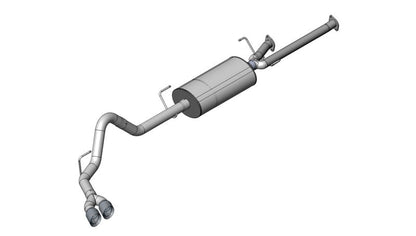 Corsa 2011-2021 Toyota Tundra Double Cab/Crew Max 5.7L V8 Black Sport Cat-Back Exhaust-Catback-CORSA Performance
