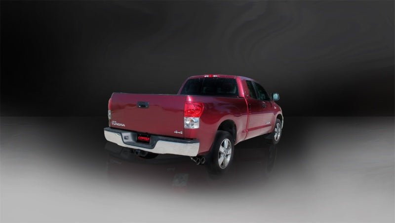Corsa 2011-2021 Toyota Tundra Double Cab/Crew Max 5.7L V8 Black Sport Cat-Back Exhaust-Catback-CORSA Performance