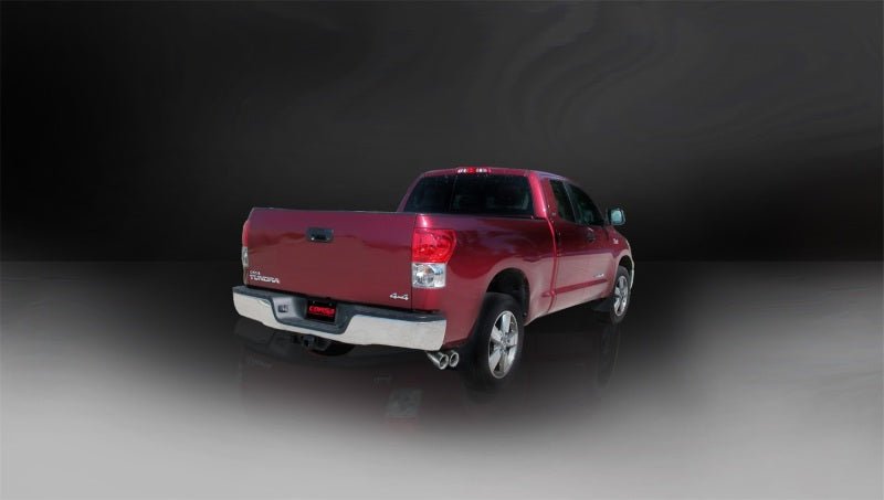 Corsa 2011-2021 Toyota Tundra Double Cab/Crew Max 5.7L V8 Polished Sport Cat-Back Exhaust-Catback-CORSA Performance