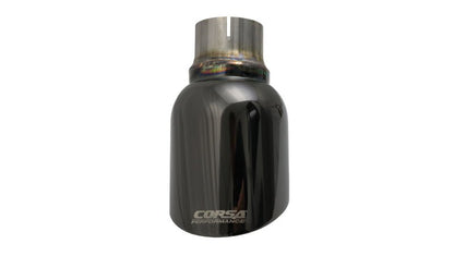 Corsa 2011-2024 Single Universal 2.5in Inlet / 4.5in Outlet Black PVD Pro-Series Tip Kit-Tips-CORSA Performance
