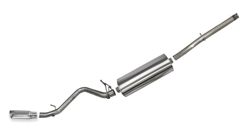 Corsa 2014-19 Chevy Silverado Cred Cab/Standard Bed 1500 5.3L V8 Polished Sport Single Side Exhaust-Catback-CORSA Performance
