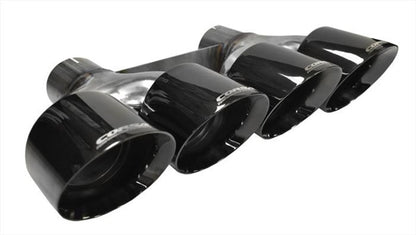 Corsa 2014-2020 Chevrolet Corvette 6.2L V8 Quad 45in Polished Black Pro-Series Tip Kit-Tips-CORSA Performance