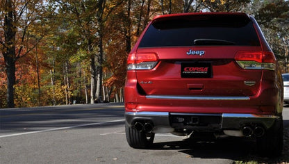 Corsa 2014-2021 Jeep Grand Cherokee Summit Edition Black 2.5in Dual Rear Exit Cat-Back Exhaust-Catback-CORSA Performance
