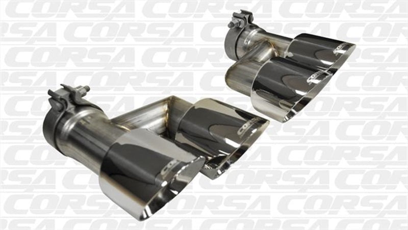Corsa 2015-2017 Ford Mustang GT 5.0 Polish Quad Tips Kit-Tips-CORSA Performance