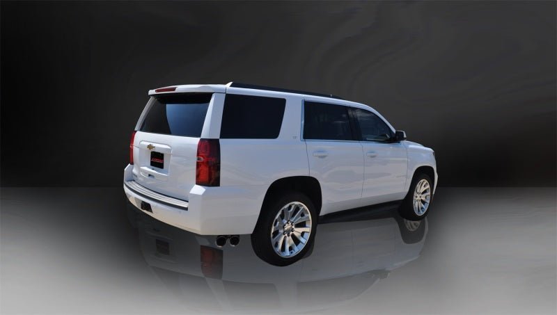 Corsa 2015-2020 Chevy Tahoe/GMC Yukon Cat-Back Exhaust Sport 3in Single Side Twin Polished 4in Tips-Catback-CORSA Performance