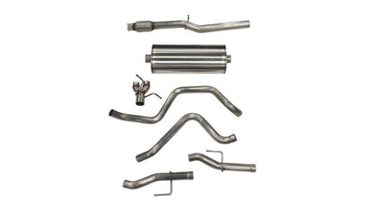 Corsa 2019-2025 Chevy Silverado 5.3L Crew Cab 3in Cat-Back Dual Rear Exit w/ Polished Tip-Catback-CORSA Performance
