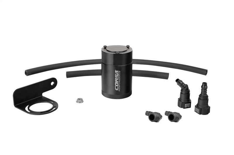 Corsa 2019-2025 Silverado/Sierra & 2021-2025 Tahoe/Suburban/Yukon/Denali Aluminum Oil Catch Can-Oil Catch Cans-CORSA Performance