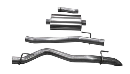 Corsa 2020-2025 Jeep Gladiator JT 3.0in Cat-Back Single Side Exit w/ Turn Down Tip-Catback-CORSA Performance
