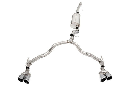Corsa 2021-2025 Suburban/GMC Yukon XL 6.2L 4WD Dual Rear 3/2.75in Sport Cat-Back DW 4in Pol Tips-Catback-CORSA Performance