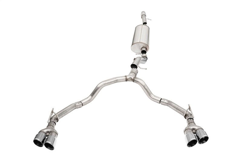 Corsa 21-25 Chevrolet Tahoe/GMC Yukon 4DR 6.2L 4WD Dual Rear 3/2.75in Sport Cat-Back DW 4inPol Tips-Catback-CORSA Performance