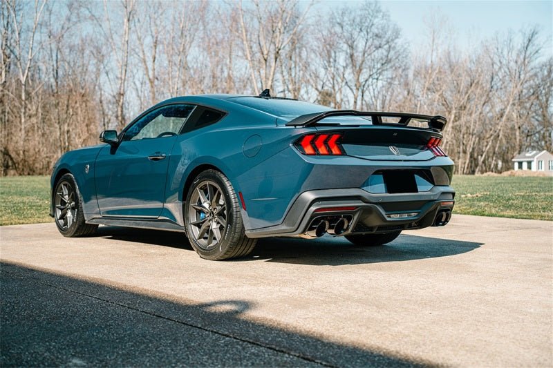 Corsa 24+ Ford Mustang Dark Horse 5.0L 3in Dual Rear Axle - Back w/Twin 4.5in Black PVD Slash Tips Axle Back