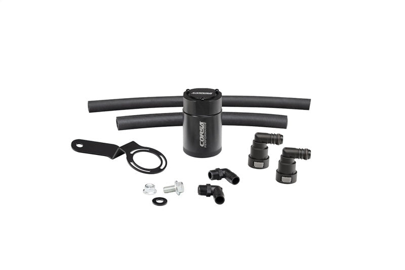 Corsa Performance 2015-2017 Ford Mustang 3 oz. Aluminum Oil Catch Can W/ Mounting Bracket-Oil Catch Cans-CORSA Performance