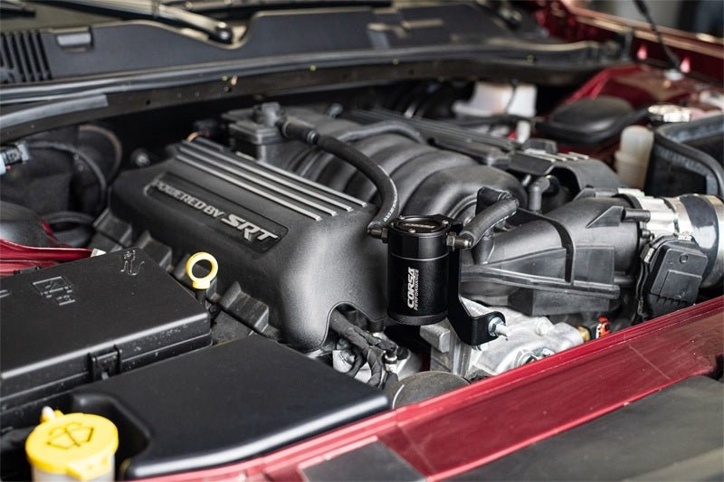 Corsa2011-2023 Dodge Challenger/Charger 2018-2023 Dodge Durango 6.4L Aluminum Oil Catch Can-Oil Catch Cans-CORSA Performance