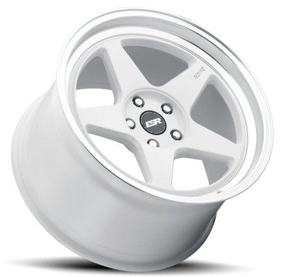 ESR Wheels CR5 Gloss White Machined Lip 18x9.5 +35 5x114.3mm 72.6mm