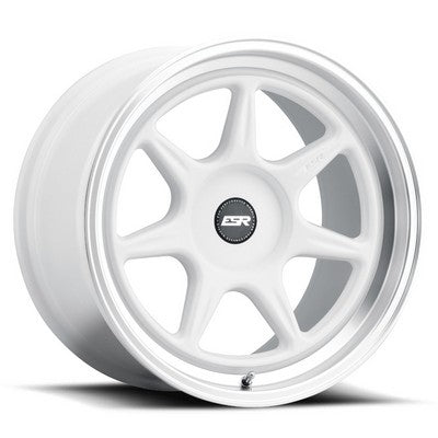 ESR Wheels CR7 Gloss White Machine Lip 18x9.5 +22 Custom 72.6mm
