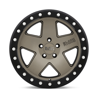 Black Rhino CRAWLER Matte Bronze W/ Black Ring 20x9.5 0 5x139.7mm 78.1mm