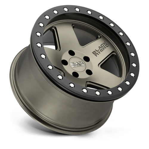 Black Rhino CRAWLER Matte Bronze W/ Black Ring 18x9.5 0 5x139.7mm 78.1mm