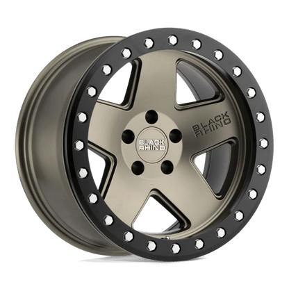 Black Rhino CRAWLER Matte Bronze W/ Black Ring 18x9.5 0 5x139.7mm 78.1mm